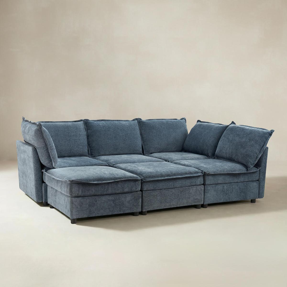 Victoria Modulares Ecksofa mit Stauraum