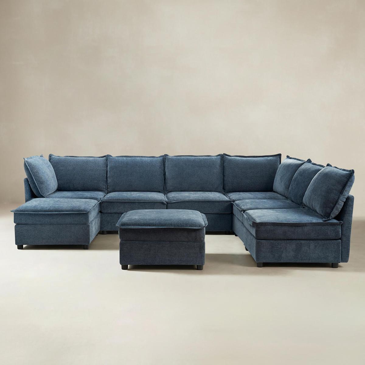 Victoria Modulares Ecksofa mit Stauraum