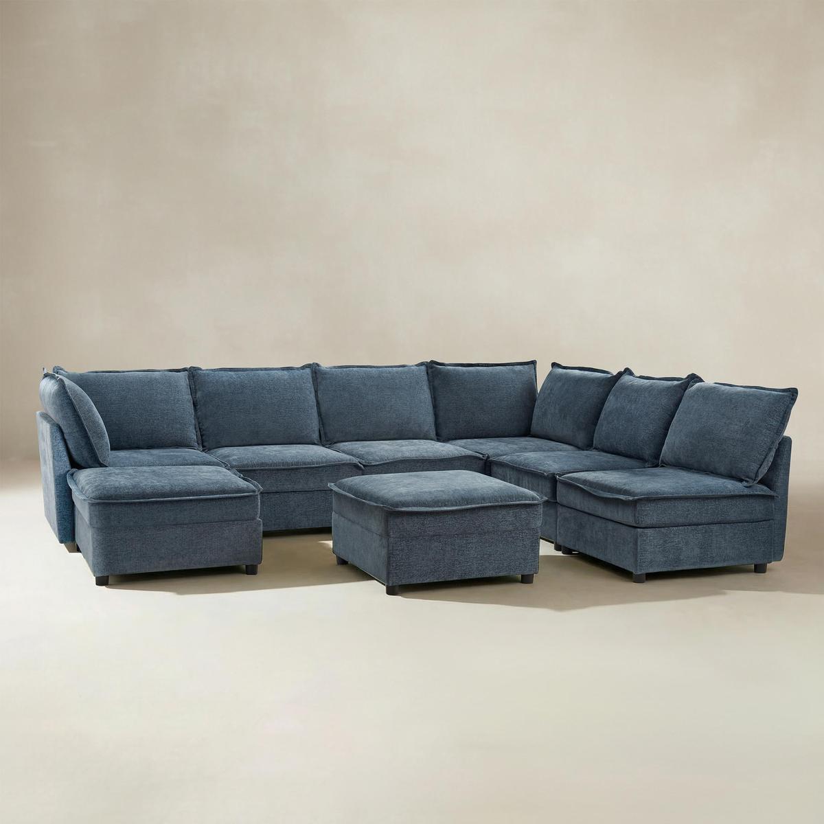 Victoria Modulares Ecksofa mit Stauraum