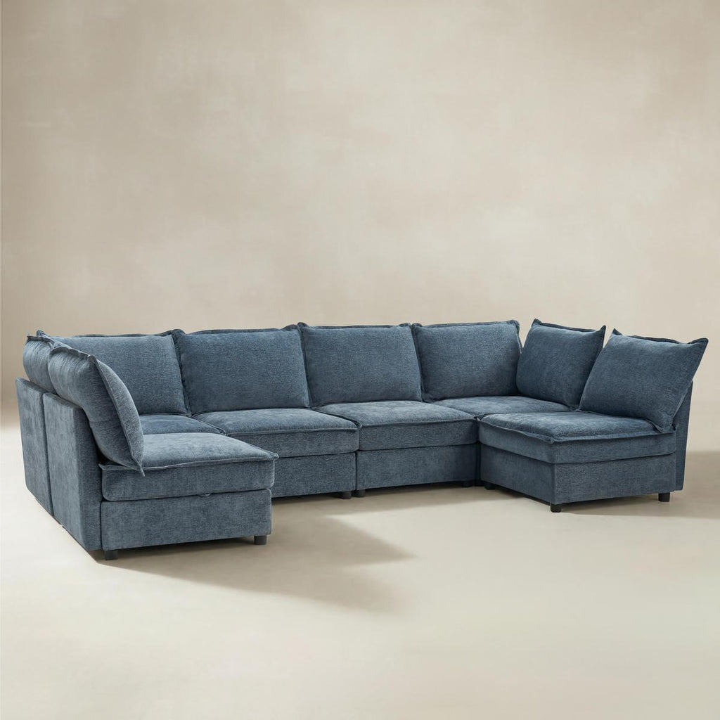 Victoria Modulares Ecksofa mit Stauraum