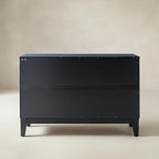 Kamu Sideboard 115 cm breit mit 3 Push-to-Open-Türen