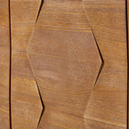 Kamu Sideboard 115 cm breit mit 3 Push-to-Open-Türen