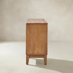 Kamu Sideboard 115 cm breit mit 3 Push-to-Open-Türen
