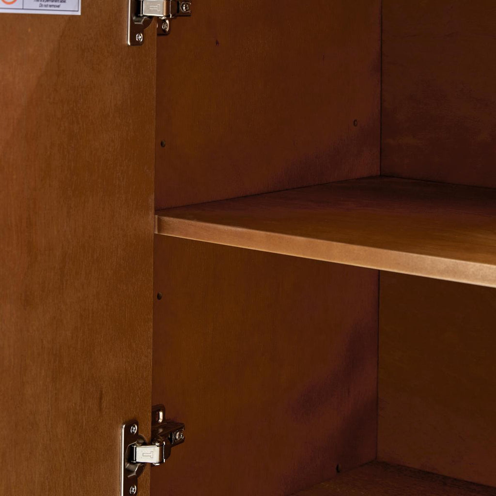 Kamu Sideboard 115 cm breit mit 3 Push-to-Open-Türen