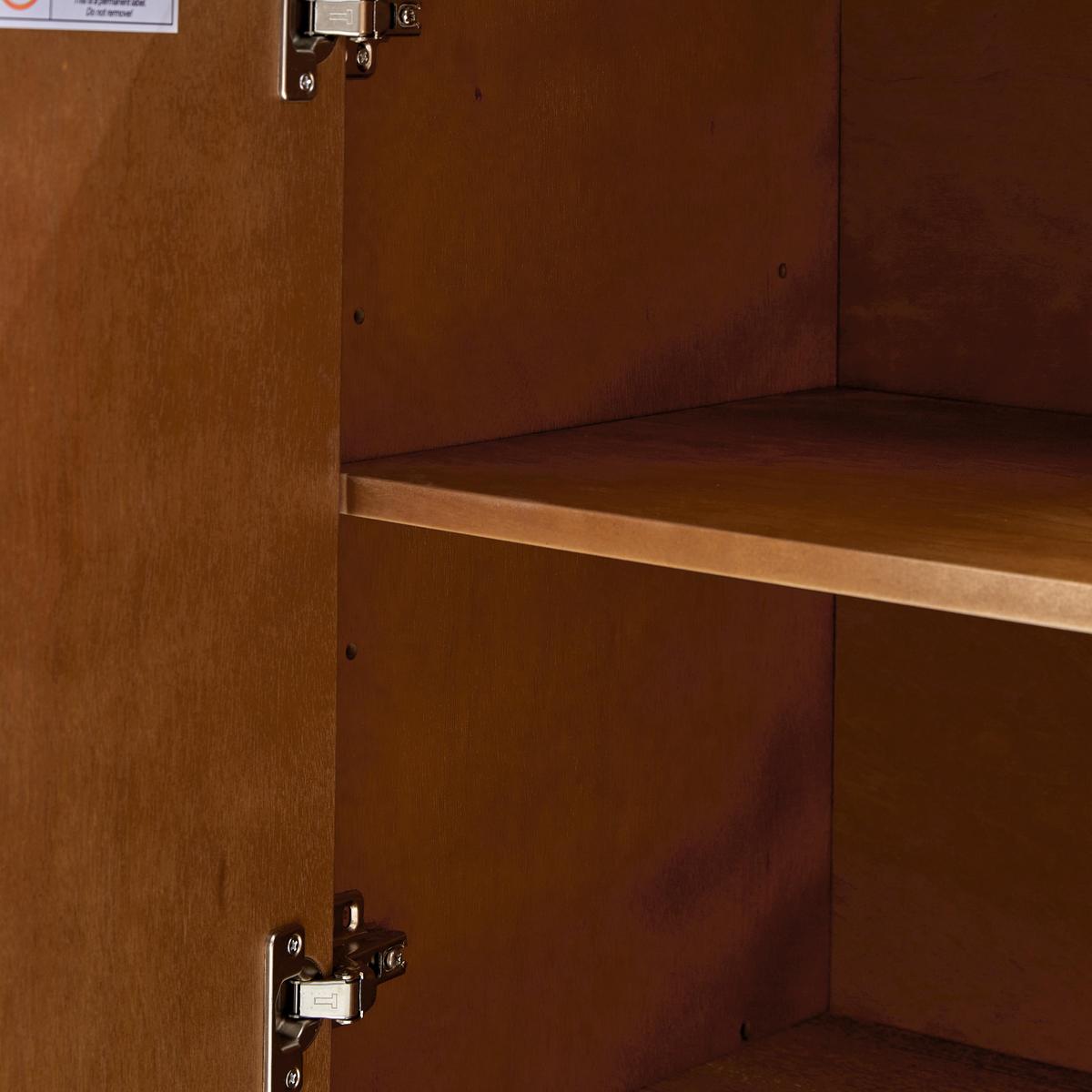 Kamu Sideboard 115 cm breit mit 3 Push-to-Open-Türen