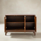 Kamu Sideboard 115 cm breit mit 3 Push-to-Open-Türen