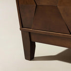 Kamu Sideboard 115 cm breit mit 3 Push-to-Open-Türen