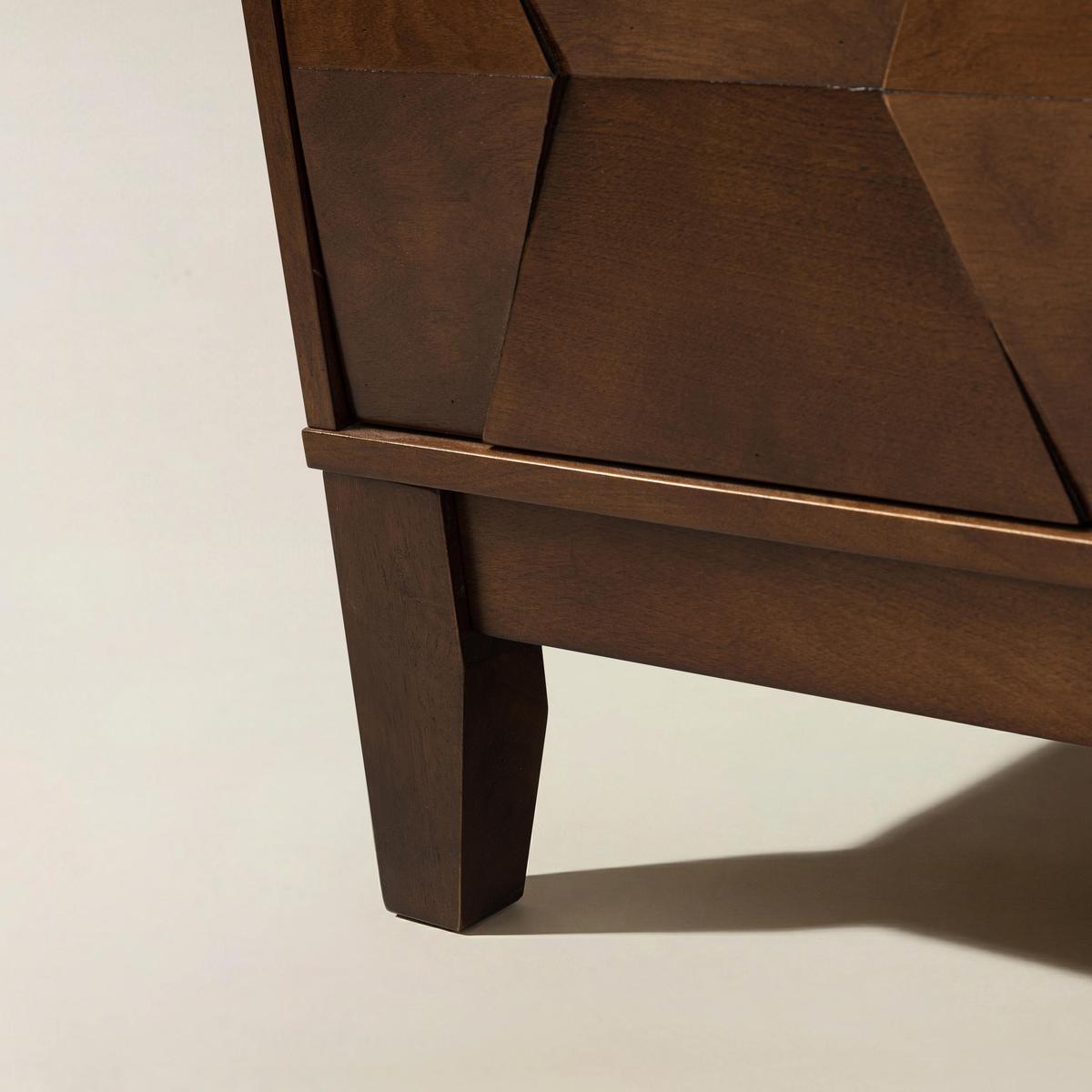 Kamu Sideboard 115 cm breit mit 3 Push-to-Open-Türen