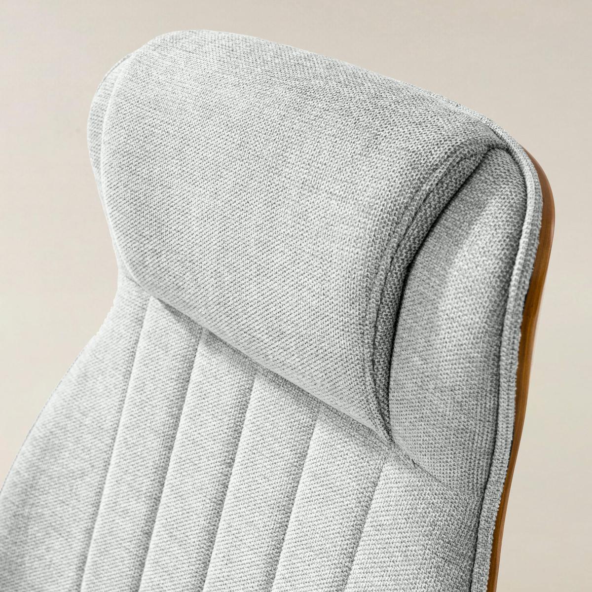 Amparo Plus Ergonomischer Bürostuhl im Mid-Century-Modern-Stil mit gepolsterten Armlehnen