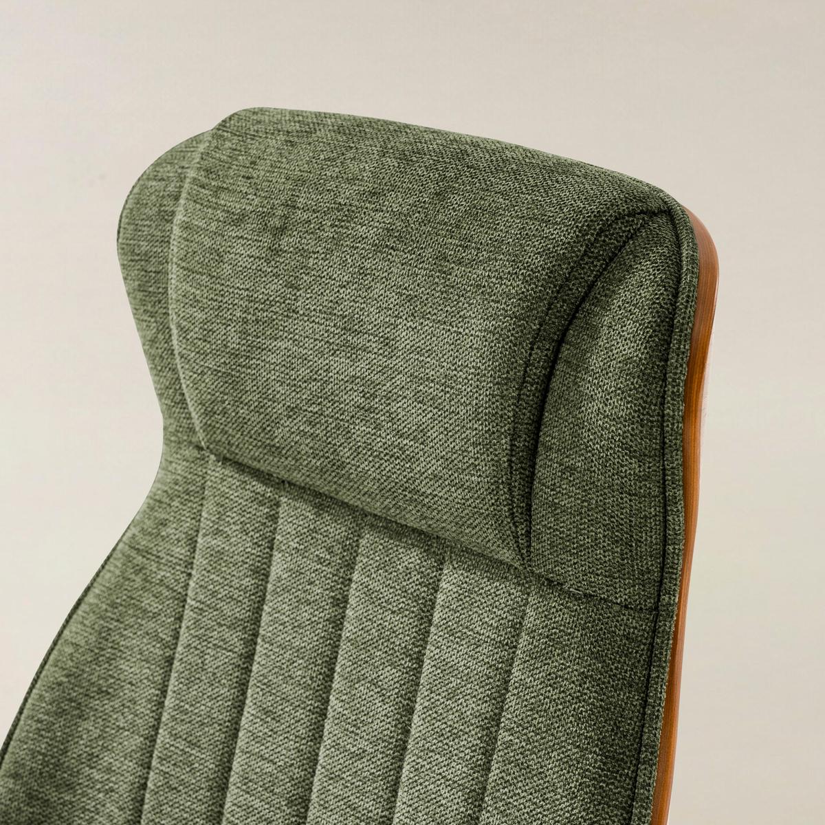 Amparo Plus Ergonomischer Bürostuhl im Mid-Century-Modern-Stil mit gepolsterten Armlehnen