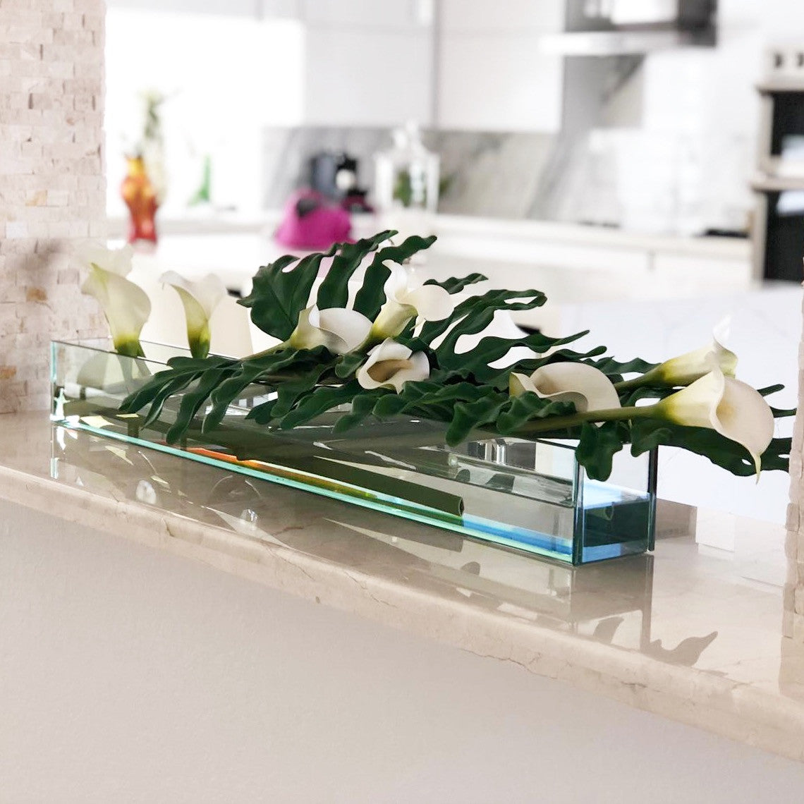 Plante Tropicale 91 cm | Signature Deauville, blanc