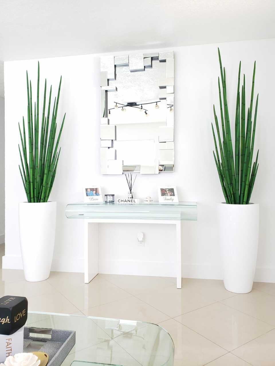Sansevière 160 cm · Édition Périgord, blanc brillant