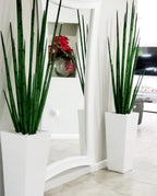 Sansevière — Collection Menton, 160 cm, blanc brillant