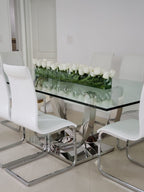 Cache-pot Décoratif H. 122 cm · Édition Bourgogne, blanc