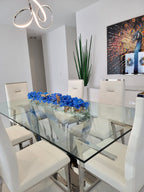 Orchidée Phalaenopsis 91 cm | Signature Bordeaux, bleu