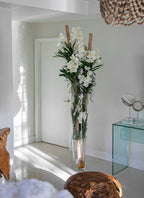 Orchidée Vanda XXL — Collection Deauville, blanc