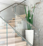 Sansevière XL — Collection Biarritz, 160 cm, blanc brillant