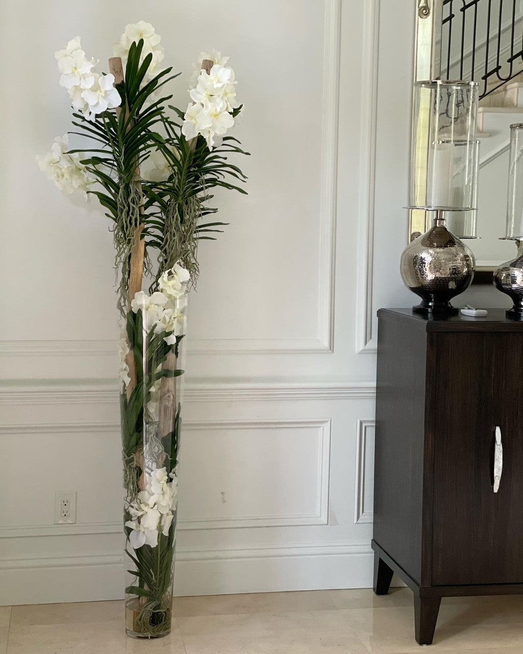 Orchidée Vanda XXL — Collection Deauville, blanc