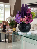 Orchidée Vanda | Signature Cannes, noir
