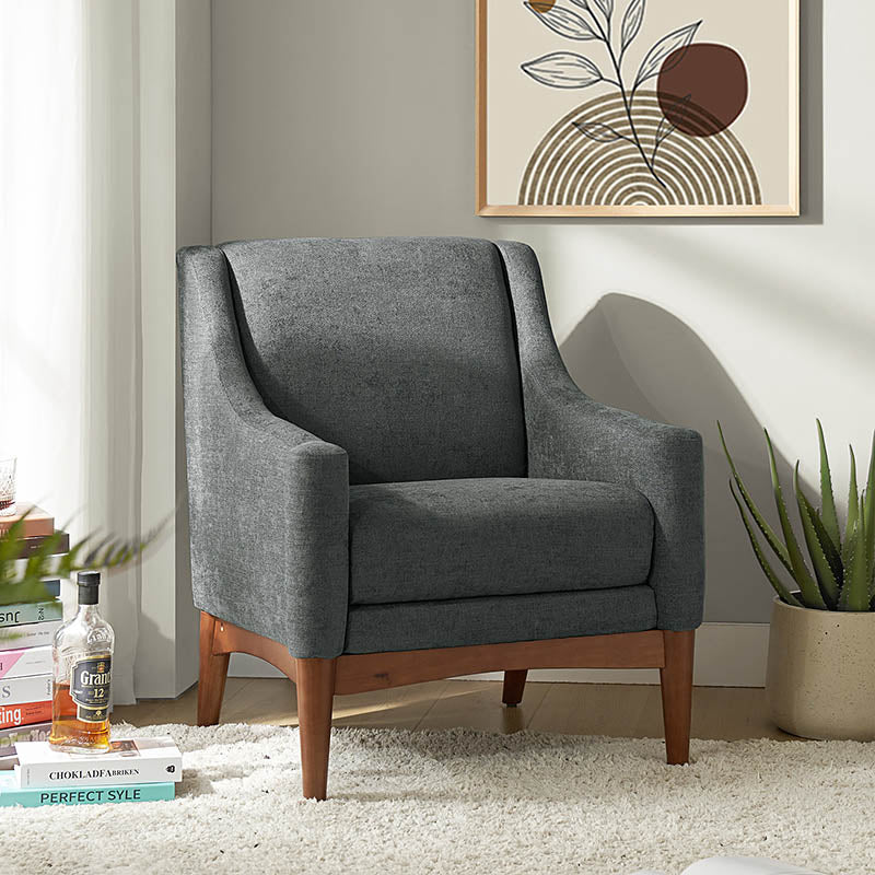 Dietmar Mid-Century-Sessel im Vintage-Stil mit komfortablem Design