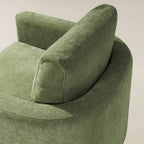 Mario Moderner drehbarer Fass-Sessel aus Stoff