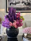 Orchidée Vanda | Signature Cannes, noir