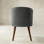 Cecilia Gepolsterte Esszimmerstühle 2er-Set mit geschwungener Rückenlehne im Mid-Century-Stil