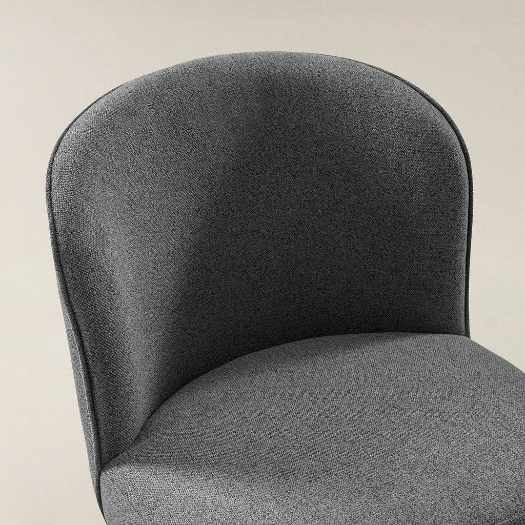 Cecilia Gepolsterte Esszimmerstühle 2er-Set mit geschwungener Rückenlehne im Mid-Century-Stil
