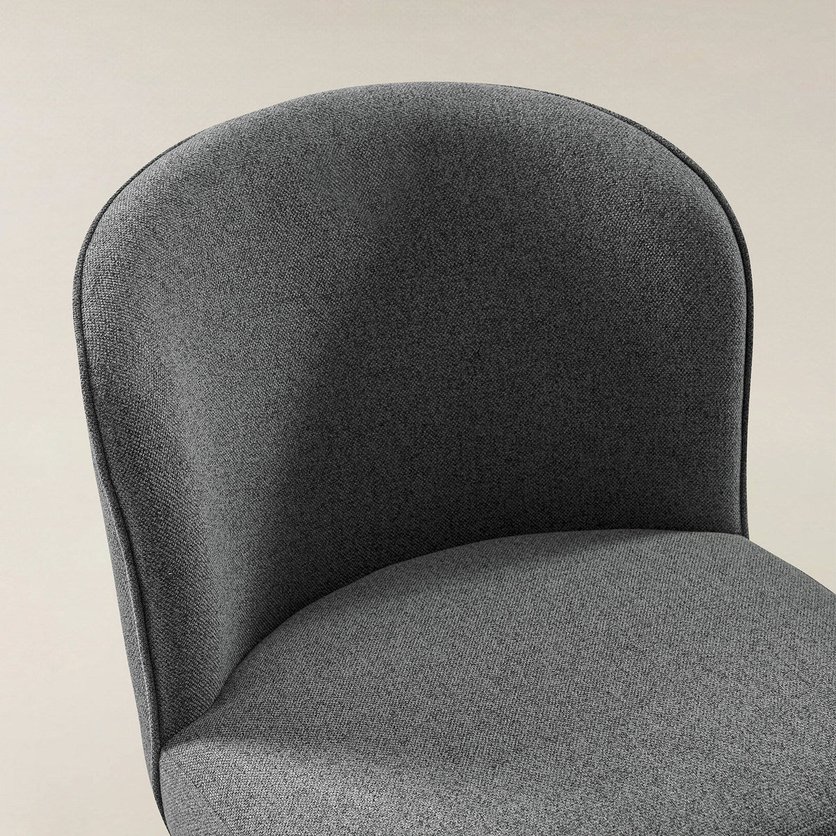 Cecilia Gepolsterte Esszimmerstühle 2er-Set mit geschwungener Rückenlehne im Mid-Century-Stil