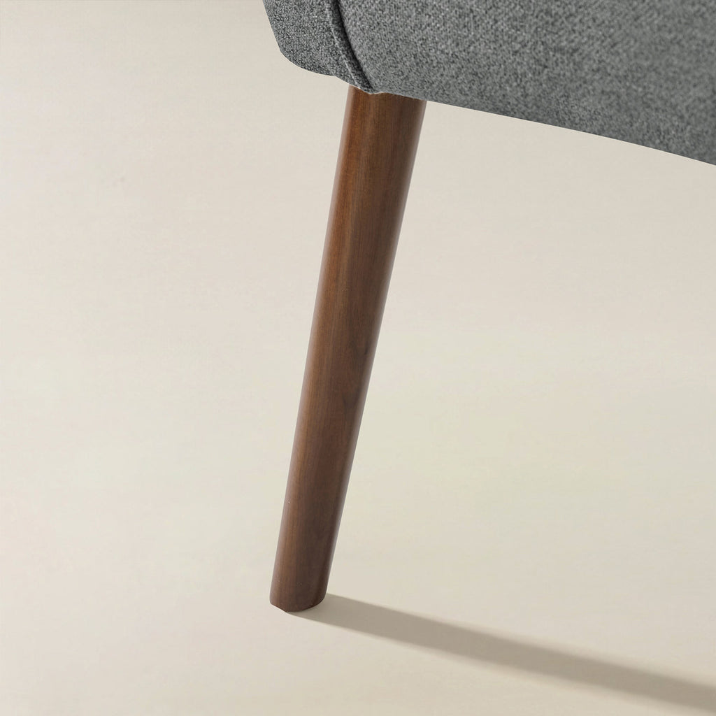 Cecilia Gepolsterte Esszimmerstühle 2er-Set mit geschwungener Rückenlehne im Mid-Century-Stil