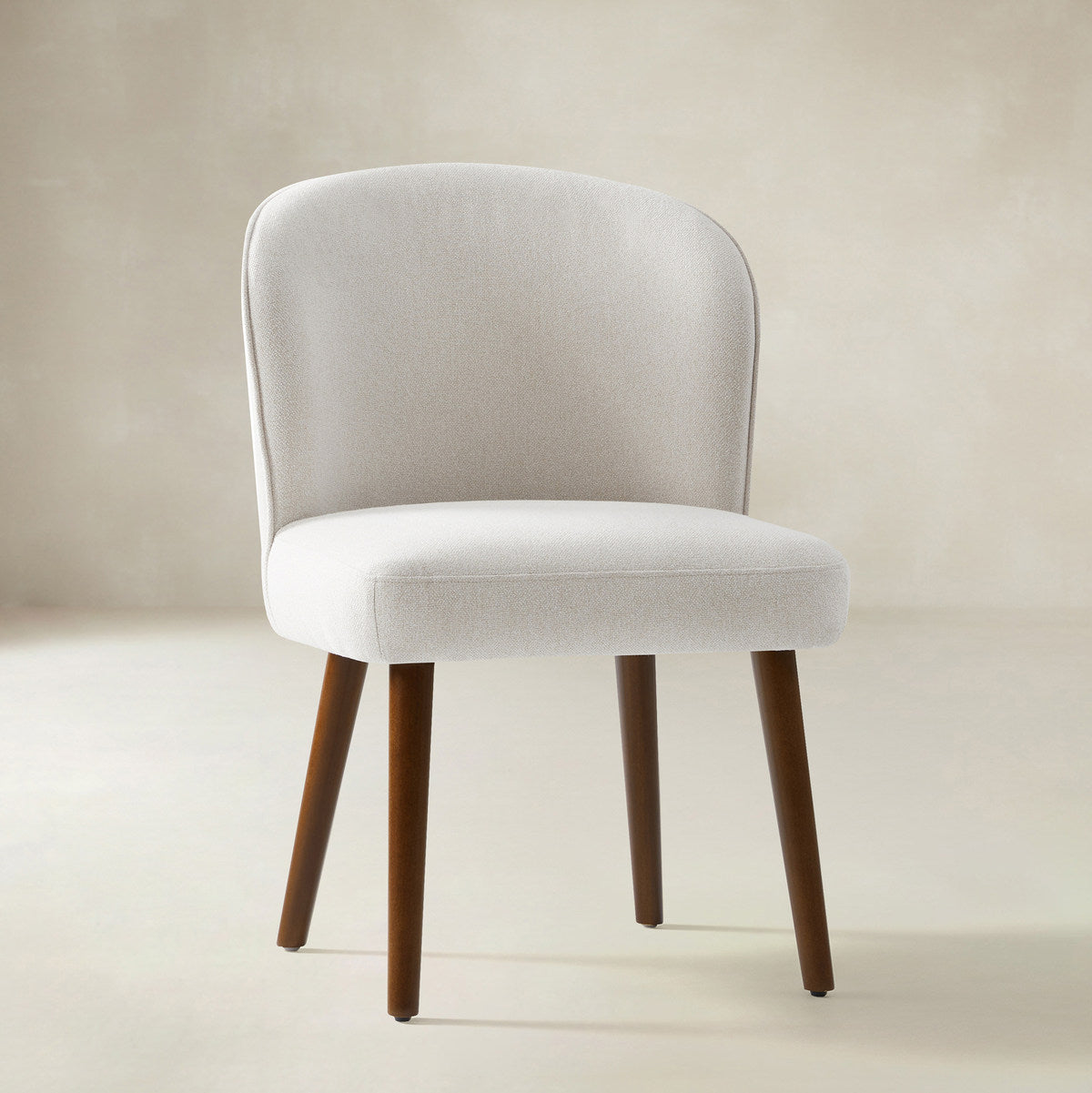 Cecilia Gepolsterte Esszimmerstühle 2er-Set mit geschwungener Rückenlehne im Mid-Century-Stil