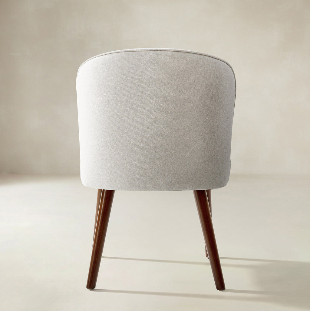 Cecilia Gepolsterte Esszimmerstühle 2er-Set mit geschwungener Rückenlehne im Mid-Century-Stil