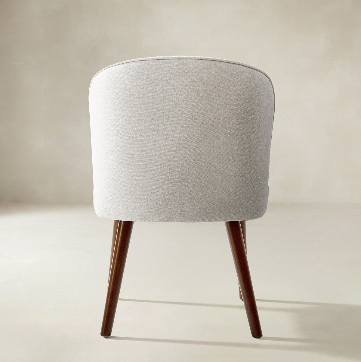 Cecilia Gepolsterte Esszimmerstühle 2er-Set mit geschwungener Rückenlehne im Mid-Century-Stil