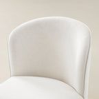 Cecilia Gepolsterte Esszimmerstühle 2er-Set mit geschwungener Rückenlehne im Mid-Century-Stil
