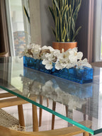 Orchidée Vanda — Collection Biarritz, 91 cm, bleu