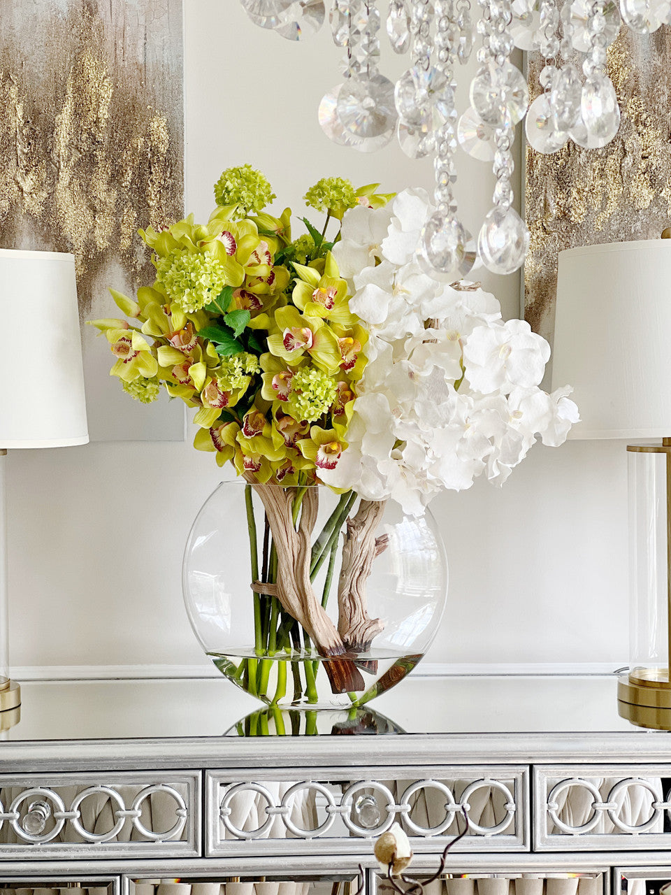 Orchidée Vanda — Collection Deauville, blanc