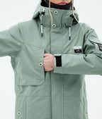 Adept W Snowboard Jacket Women Faded Green