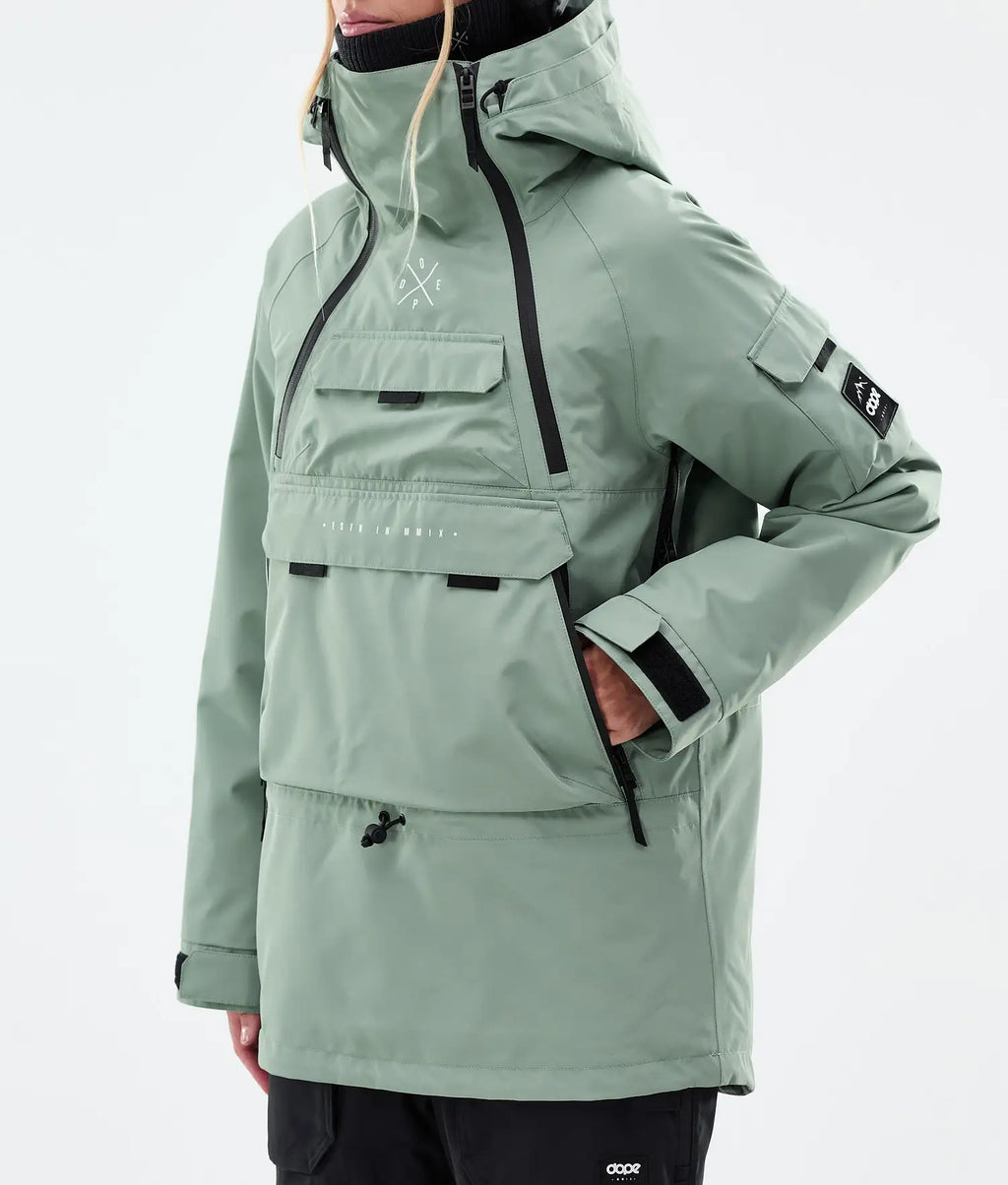 Akin W Snowboard Jacket Women Faded Green