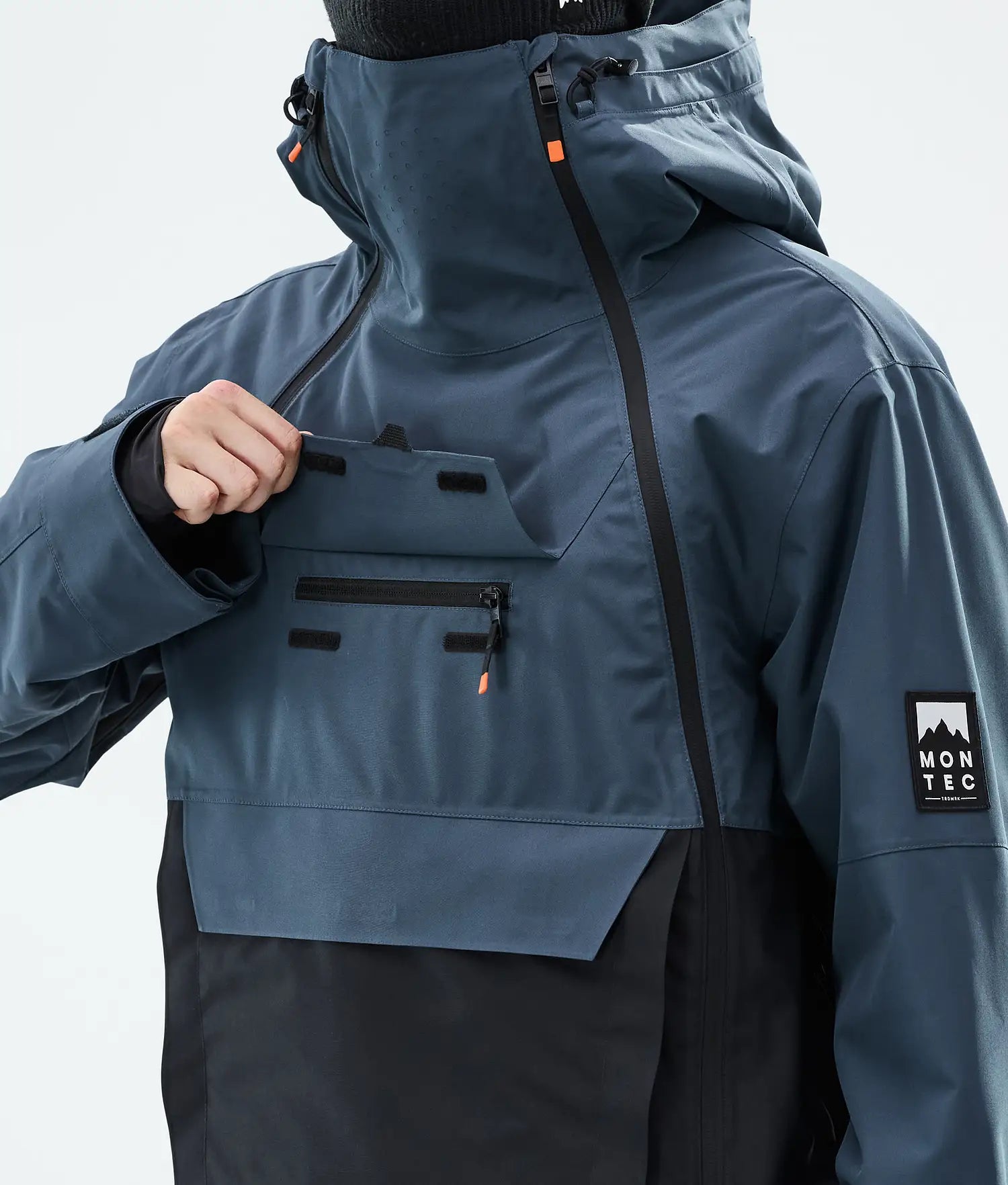 Doom Ski Jacket Men Metal Blue/Black