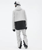 Fawk Ski Jacket Men Light Grey/Black