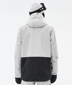 Fawk Ski Jacket Men Light Grey/Black