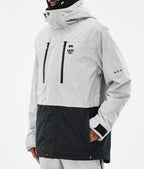 Fawk Ski Jacket Men Light Grey/Black