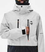 Fawk Ski Jacket Men Light Grey/Black