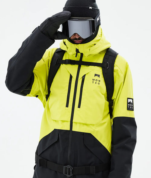 Arch Ski Jacket Men Bright Yellow/Black