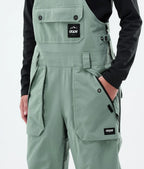Notorious B.I.B W Snowboard Pants Women Faded Green