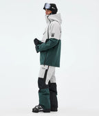 Doom Ski Jacket Men Light Grey/Black/Dark Atlantic