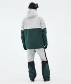 Doom Ski Jacket Men Light Grey/Black/Dark Atlantic