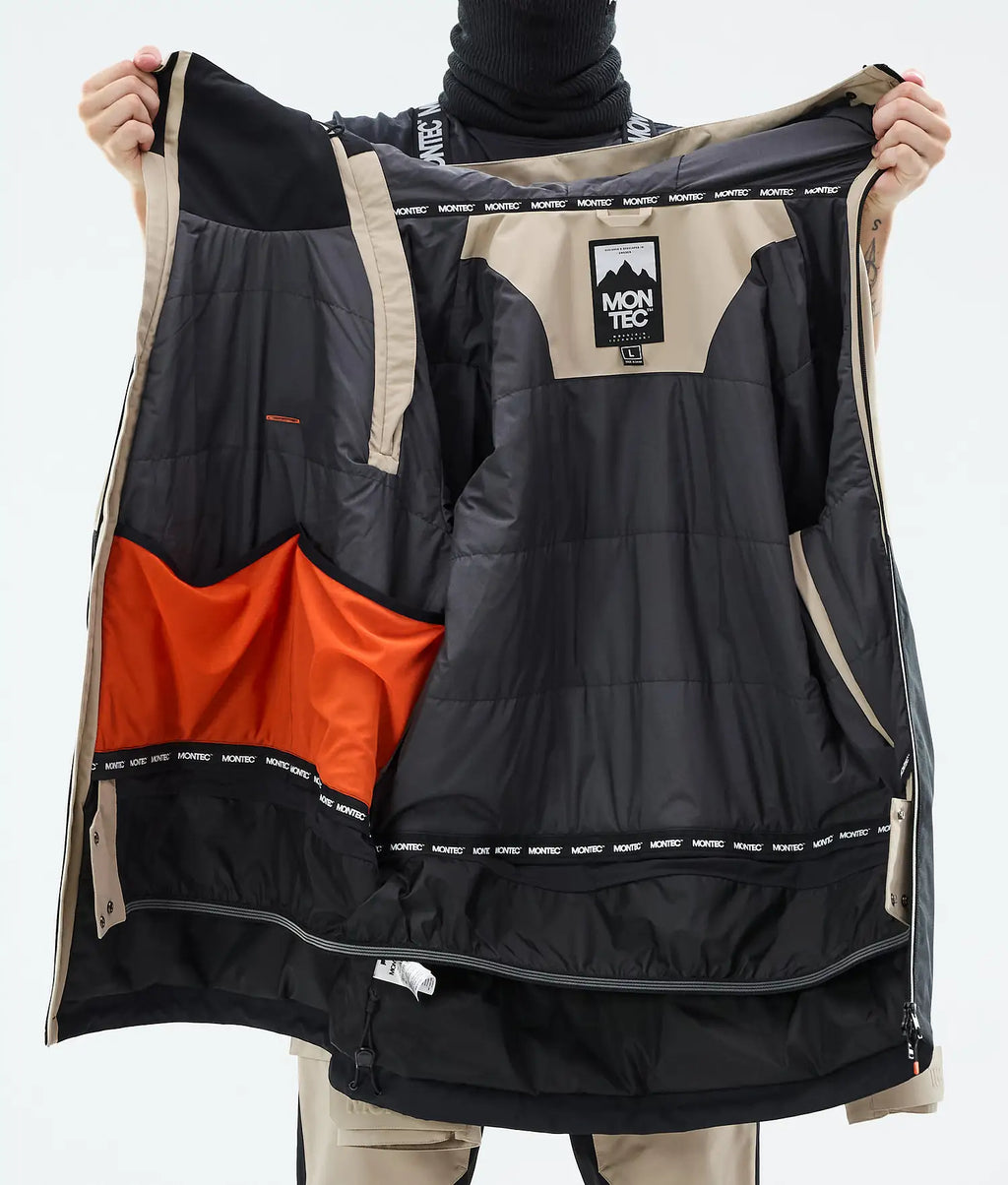 Doom Ski Jacket Men Sand/Black