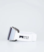Kob Skibrille White W/White Black Mirror