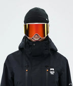 Kob Skibrille White W/White Ruby Red Mirror